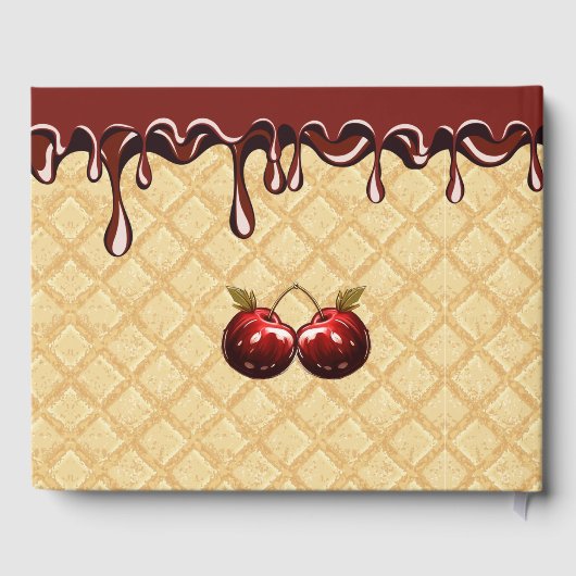 Chocolade lover's boek, Chocolade kersentaart Gastenboek (Achterkant)