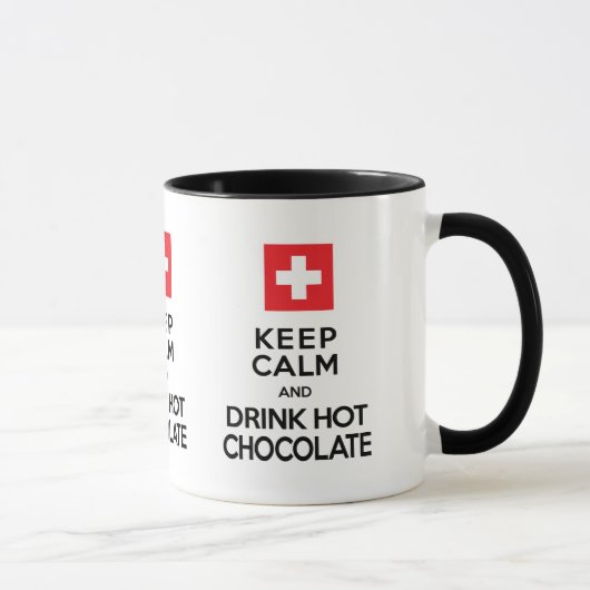 Chocolade Lover's Keep Calm Drink Hot Chocolate Mok (Rechts)