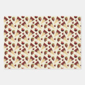 Chocolade lover's kersenwikkelpapier set inpakpapier vel (Voorkant)