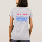 Chocolade Lover's T-shirt (Achterkant)