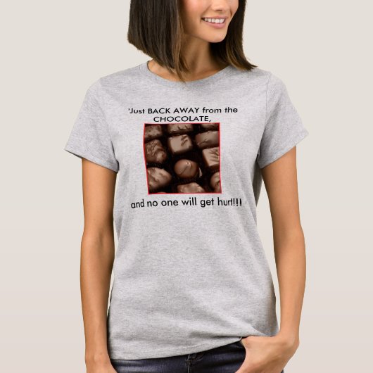 Chocolade Lover's T-shirt (Voorkant)
