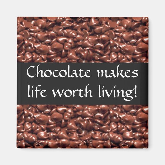 Chocolade maakt leven met levende magneten (Voorkant)