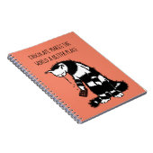 Chocolade maakt van de wereld een betere plek notitieboek (Rechterzijde)