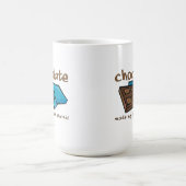 Chocolade maakte mijn kleren krimpen Grappige mok (Center)