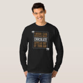 Chocolade Magische Chocoholic Snoepjes Bar Choco T-shirt (Voorkant volledig)
