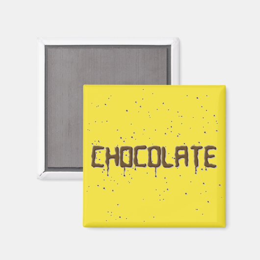 Chocolade Magneet (Voorkant / Achterkant)