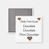 Chocolade Magneet (Voorkant / Achterkant)