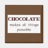 Chocolade Magneet (Voorkant)