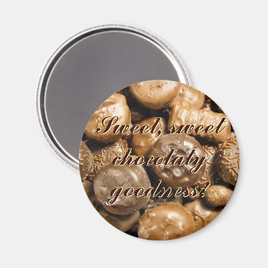 Chocolade Magnet (Voorkant / Achterkant)