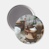 Chocolade Malt Magneet (Voorkant / Achterkant)