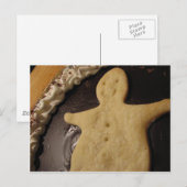 Chocolade Man Pie Briefkaart (Voorkant / Achterkant)