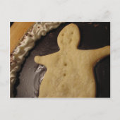 Chocolade Man Pie Briefkaart (Voorkant)