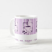 Chocolade, mannen, koffie, sommige dingen zijn bet koffiemok (Voorkant links)