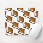 Chocolade Marshmallow Camp S'mores Smore Mousepad Muismat (Met muis)