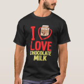 Chocolade Melkbrak Melkschudden Schudde Drink T-shirt (Voorkant)