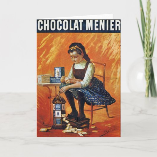 Chocolade Menier Kaart (Voorkant)