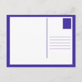 chocolade met aardbei feestdagenkaart (Achterkant)