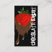 chocolade met een degelijke trouwe klantenkaartje (Voorkant)