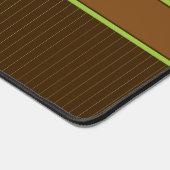 Chocolade met Limoen Pinstripes Bureaumat (Hoek)