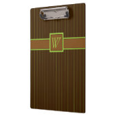 Chocolade met Limoen Pinstripes Klembord (Links)