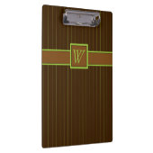 Chocolade met Limoen Pinstripes Klembord (Rechts)
