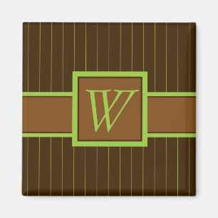 Chocolade met Limoen Pinstripes Magnet