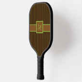 Chocolade met Limoen Pinstripes Pickleball Paddle (Links)