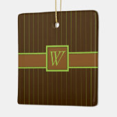 Chocolade met limoenstrepen ornament (Links)