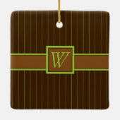 Chocolade met limoenstrepen ornament (Achterkant)