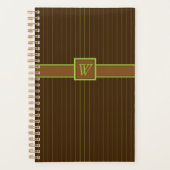 Chocolade met limoenstrepen planner (Voorkant)