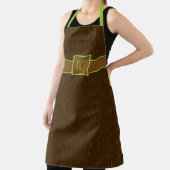 Chocolade met limoenstrepen schort (Insitu)