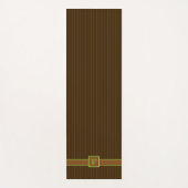 Chocolade met limoenstrepen yoga mat (Voorkant)