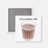 Chocolade Milk Refelkast Magnet (Voorkant / Achterkant)
