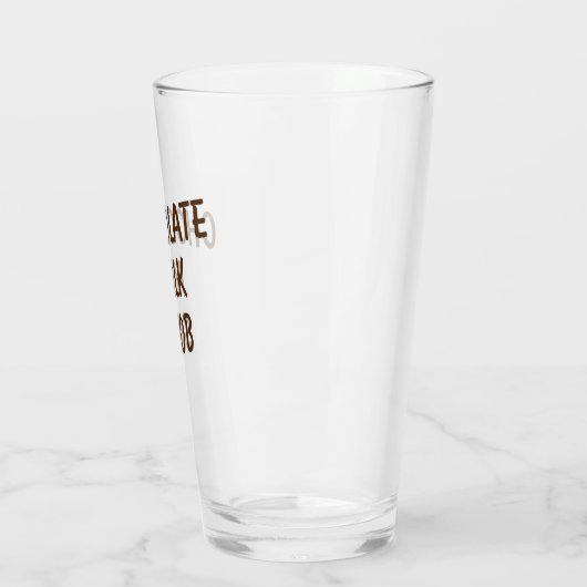 Chocolade Milk Snob Glass Glas (Links)