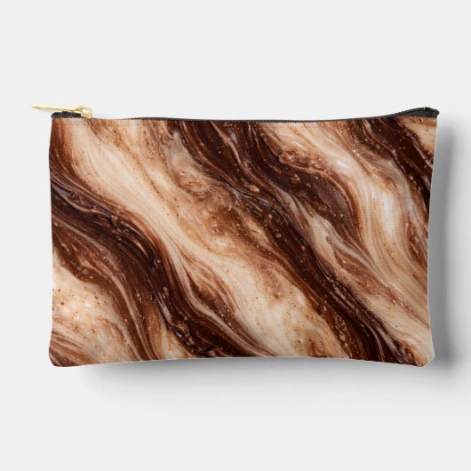 Chocolade Milkshake Marmer Textuur Etui (Voorkant)