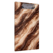Chocolade Milkshake Marmer Textuur Klembord (Rechts)