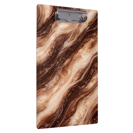 Chocolade Milkshake Marmer Textuur Klembord (Rechts)