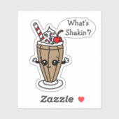 Chocolade Milkshake What's Shakin" Sticker (Vel)