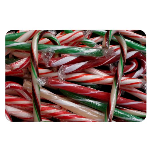 Chocolade Mint Candy Canes Vakantie Feestelijk Magneet (Horizontaal)