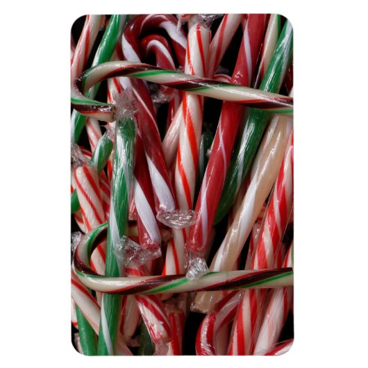 Chocolade Mint Candy Canes Vakantie Feestelijk Magneet (Verticaal)