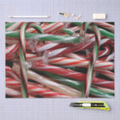 Chocolade Mint Candy Canes Vakantie Feestelijk Tissuepapier (Craft)