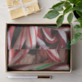 Chocolade Mint Candy Canes Vakantie Feestelijk Tissuepapier (Geschenk)