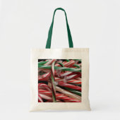 Chocolade Mint Candy Canes Vakantie Feestelijk Tote Bag (Voorkant)