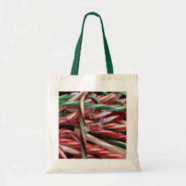 Chocolade Mint Candy Canes Vakantie Feestelijk Tote Bag