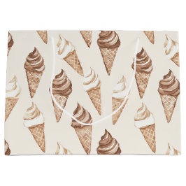 Chocolade Mocha Ice Cream Cones Verjaardag Groot Cadeauzakje
