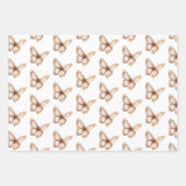 Chocolade Mocha Ice Cream Cones Verjaardag Inpakpapier Vel (Voorkant 2)