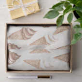 Chocolade Mocha Ice Cream Cones Verjaardag Tissuepapier (Geschenk)