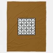 Chocolade Mode groot Fleece Deken (Voorkant)