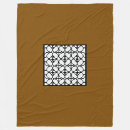 Chocolade Mode groot Fleece Deken