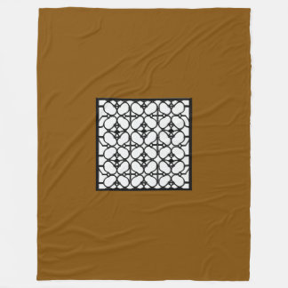 Chocolade Mode groot Fleece Deken